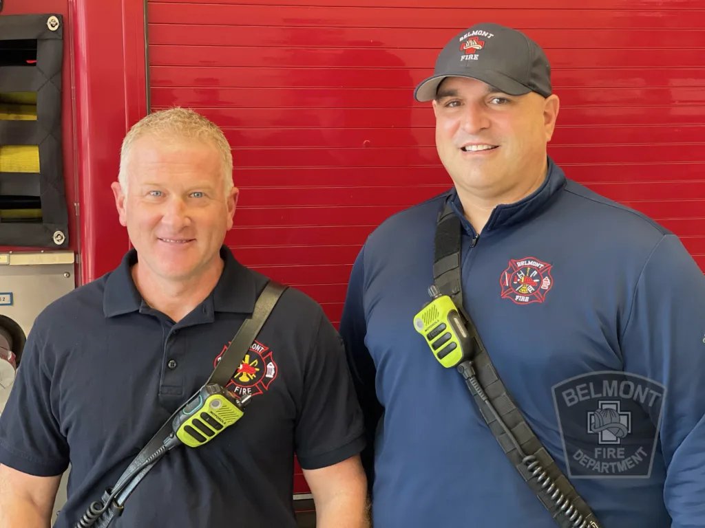 FOUR MEMBERS COMPLETE 20 YEARS!: Congratulations to FF B. Campana, FF Hadge, LT B. Corsino, and LT Deneen who all complete 20 years of service with the Department on March… belmontfire.org/four-members-c…