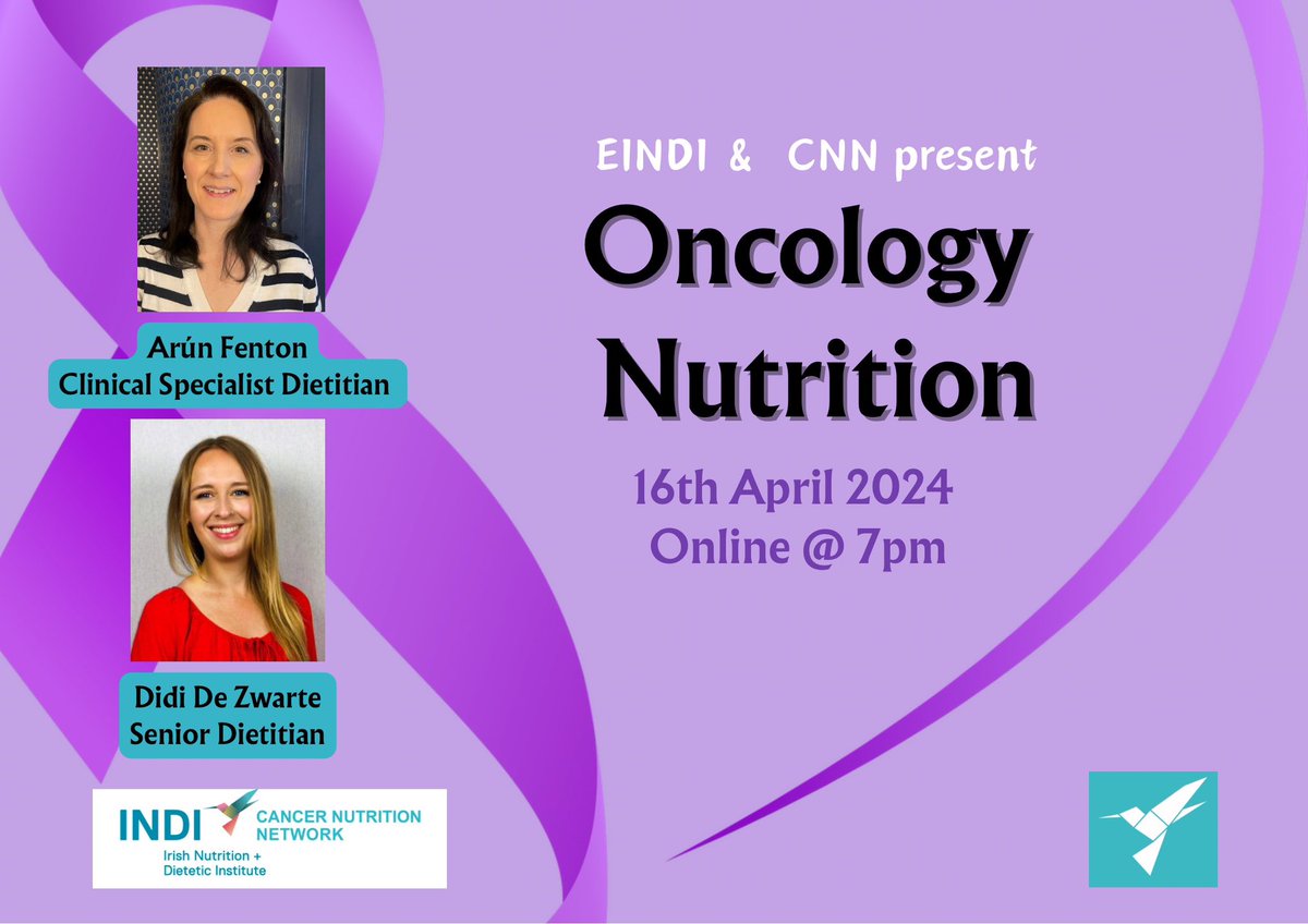 Emerging INDI (@emerging_indi) on Twitter photo Lecturers! We would love if you could share our upcoming Oncology talk with CNN on 16.4.24 online at 7pm with your students & new grads <a href="/aoiferyan30/">Aoife Ryan PhD RD</a> <a href="/MajellaOKeeffe/">Majella O'Keeffe PhD RD</a> <a href="/CACorish/">Clare Corish RD</a> <a href="/AudreyTierney/">Audrey Tierney</a> <a href="/danmccartney33/">drdanmccartney</a> <a href="/osullivan_tcd/">Maria O'Sullivan</a> <a href="/Griffin_AnneC/">Dr Anne Griffin RD</a> <a href="/DieteticsTCD/">Nutrition & Dietetics</a> <a href="/fnsucc/">UCC School of Food and Nutritional Sciences</a> <a href="/BioSci_UL/">Biological Sciences</a> <a href="/ucd_sphpss/">UCD Public Health, Physiotherapy & Sports Science</a> Lecturers! We would love if you could share our upcoming Oncology talk with CNN on 16.4.24 online at 7pm with your students & new grads <a href="/aoiferyan30/">Aoife Ryan PhD RD</a> <a href="/MajellaOKeeffe/">Majella O'Keeffe PhD RD</a> <a href="/CACorish/">Clare Corish RD</a> <a href="/AudreyTierney/">Audrey Tierney</a> <a href="/danmccartney33/">drdanmccartney</a> <a href="/osullivan_tcd/">Maria O'Sullivan</a> <a href="/Griffin_AnneC/">Dr Anne Griffin RD</a> <a href="/DieteticsTCD/">Nutrition & Dietetics</a> <a href="/fnsucc/">UCC School of Food and Nutritional Sciences</a> <a href="/BioSci_UL/">Biological Sciences</a> <a href="/ucd_sphpss/">UCD Public Health, Physiotherapy & Sports Science</a>