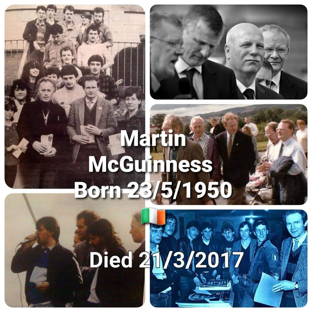 In proud and loving memory of a good friend, comrade, and leader Martin McGuinness on his 7th anniversary. A true leader in every sense. Greatly missed, but he will always be remembered. Ar dheis Dé go raibh a anam 🙏🇮🇪