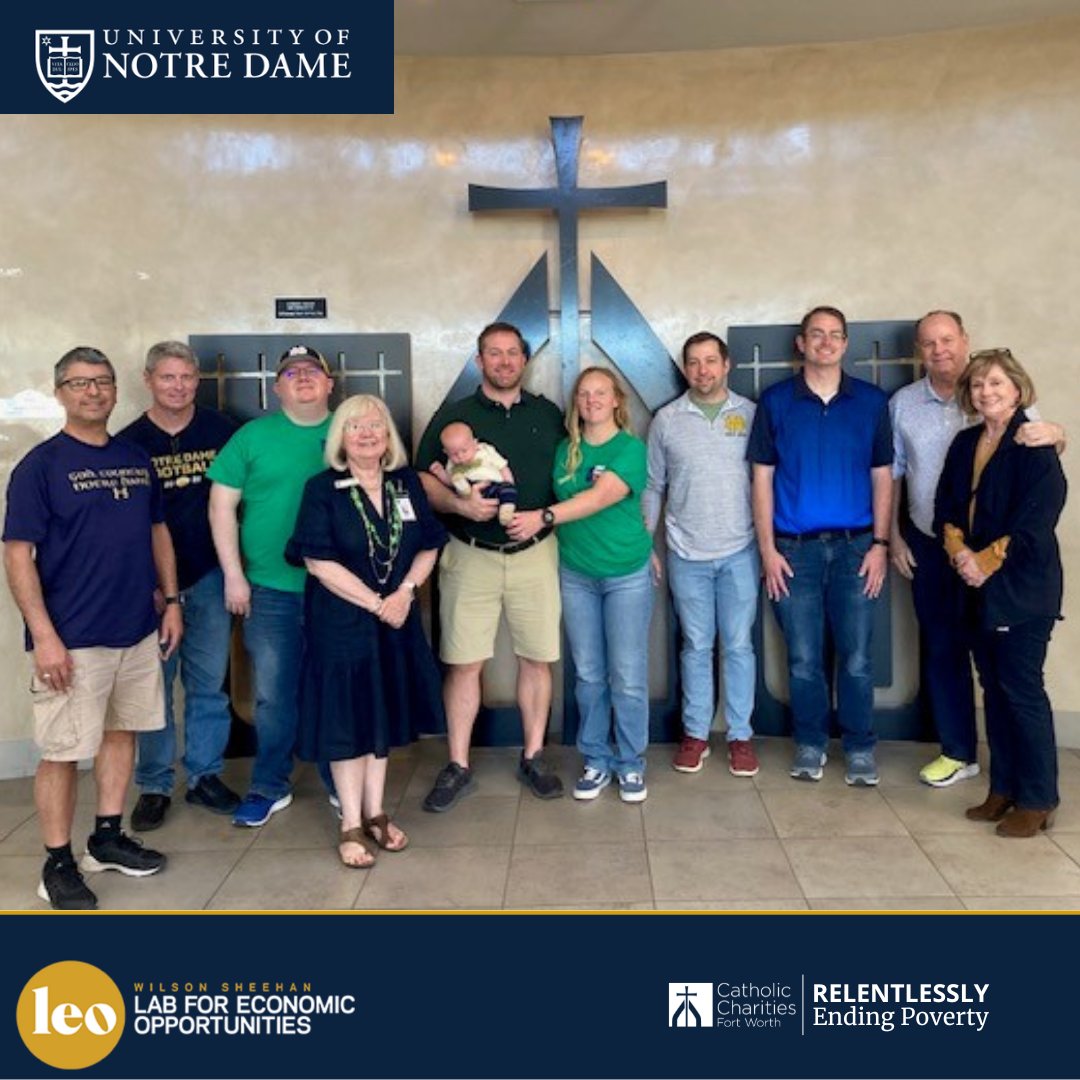 A big thank you to the Notre Dame Fort Worth Alumni group for coming to learn about our partnership with Notre Dame University and their Lab for Economic Opportunities (LEO)! Our neighbors in Eastland County appreciate your food drive!!