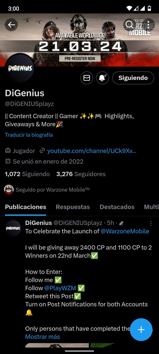 samuelcampos54's tweet photo. @DiGENIUSplayz @WarzoneMobile @PlayWZM Ready https://t.co/5dczpD4zKh