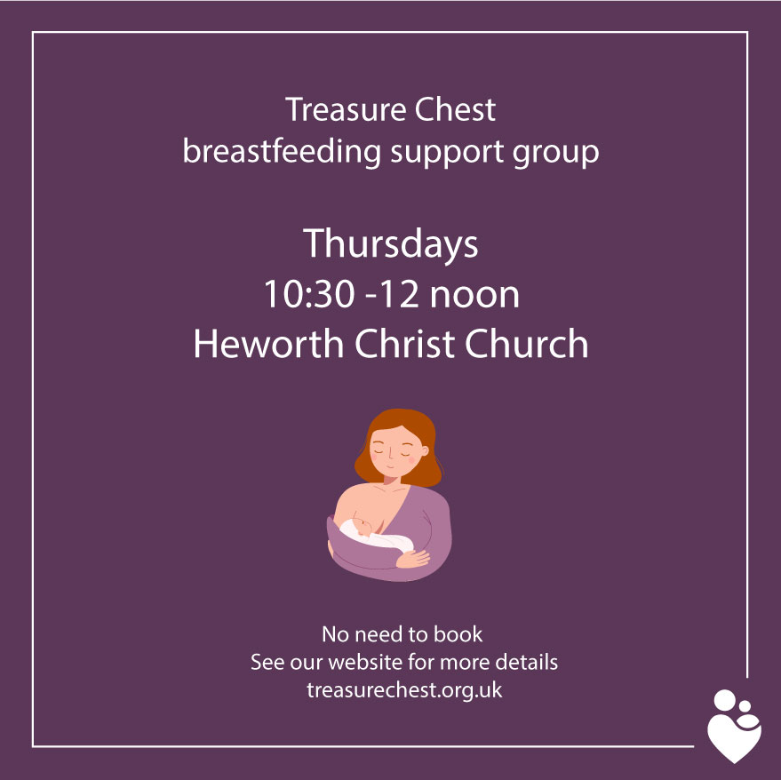 On Thursdays we’re at Heworth Christ Church, 10:30-12noon. Whether you're pregnant, have a newborn, or right through to the end of your feeding journey - we're here for you 🤗🤱🏼