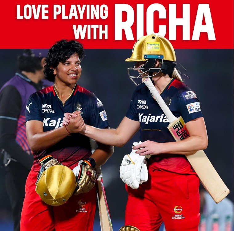 Woahh. So best mates QUEEN ELLYSE PERRY and RICHA GHOSH are back together going to be playing for the same team #BirminghamPhoenix at the #TheHundred Draft

There is the Mighty SOPHIE DEVINE too, a Mini RCB get-together!

This is Exciting! 🤩

#EllysePerry #RichaGhosh #TheHundred