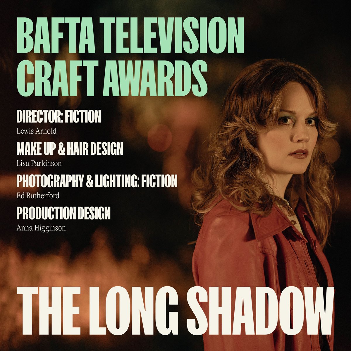 #TheLongShadow has been nominated 5 times across the #BAFTATVAwards and #BAFTACraftAwards. Congratulations to all cast, crew, @all3media_int and everyone involved in creating this important series. Stream the full series now on @ITVX.