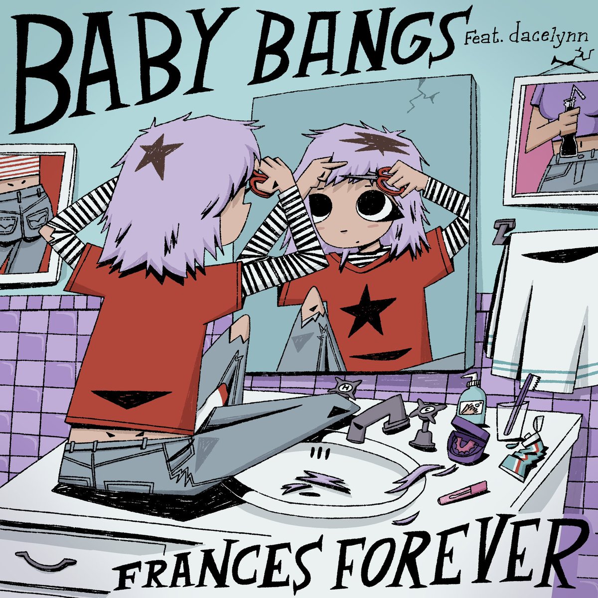 Baby Bangs ft. <a href="/dacelynnnn/">dacelynn</a> is out March 27th!! presave here ⭐️✂️ francesforever.co/babybangs