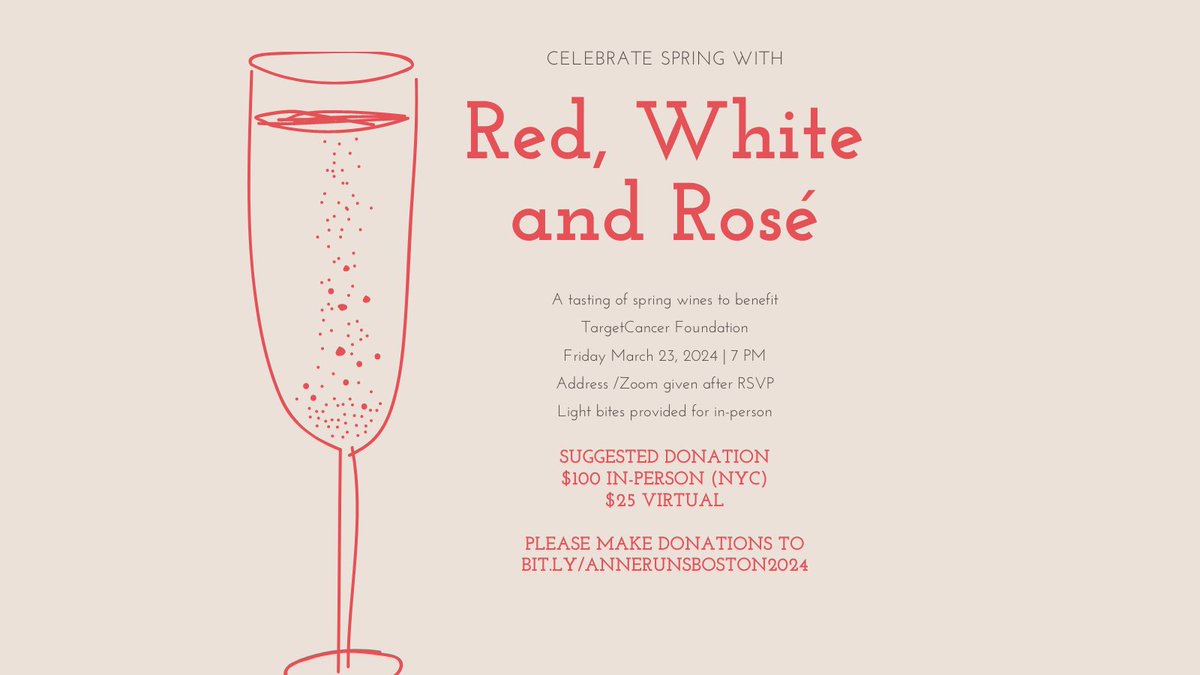 This Friday with #economist and #wine expert : Liberté, égalité, boire un peu de rosé. This Friday, chez <a href="/reziemba/">Rachel Ziemba</a>, a French speaker comme moi, sample some wines, celebrate spring, and benefit <a href="/TargetCancer/">TargetCancer Fdn</a> Foundation. All right here in New York, the Paris of the US.
(Hey, Eric