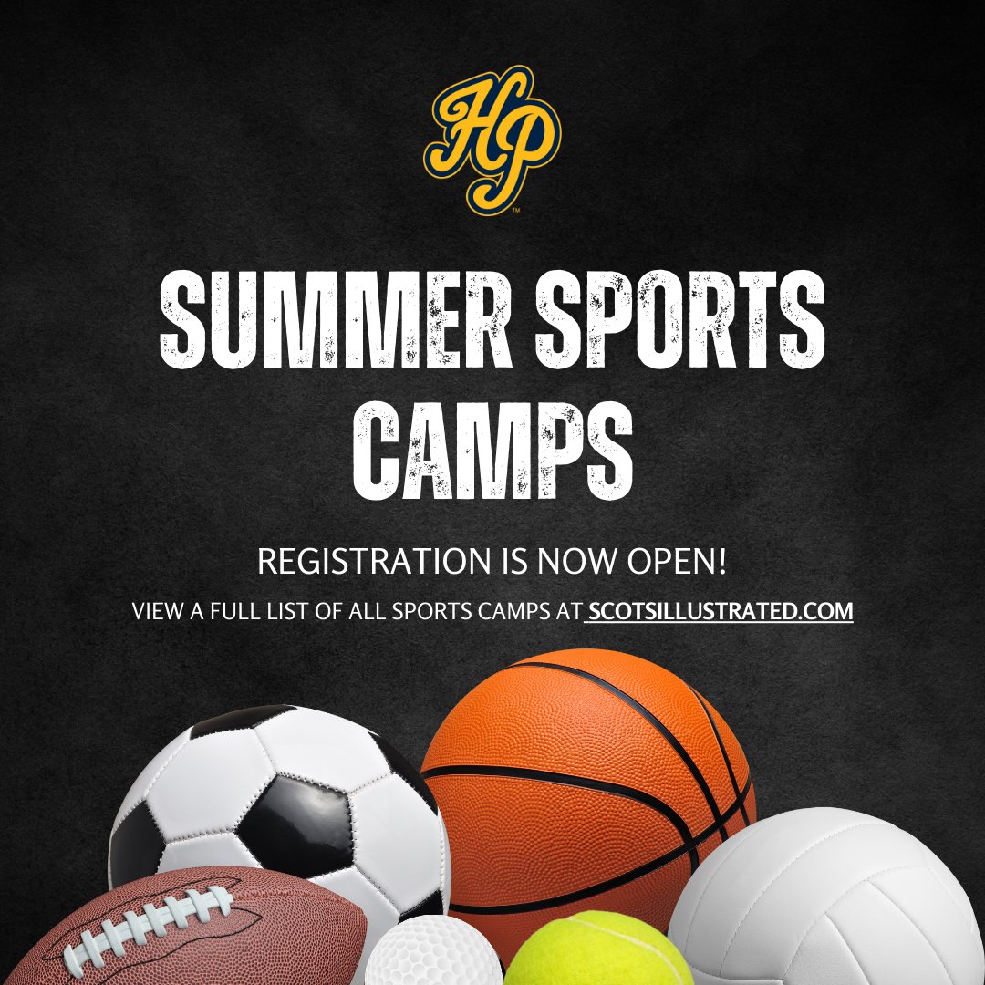 Registration for the HPISD summer sports camps is now open! To view a list of all the sports camps and to register your child, please visit: scotsillustrated.com/htcamps