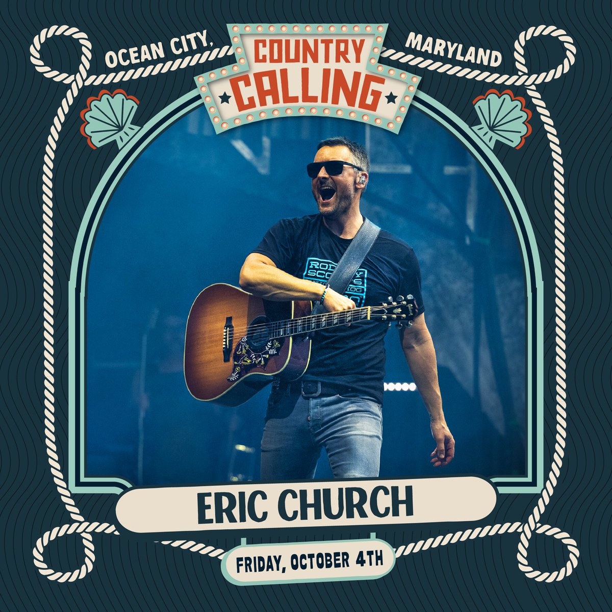 Eric will be heading to the first-ever @ctrycallingfest this fall in Ocean City, MD. Tickets go on sale Friday, 3/22 at 10am Central Time.