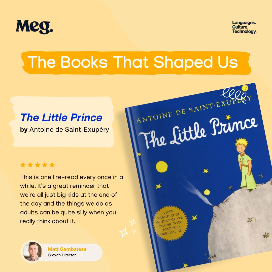 ✨ We're celebrating #NationalReadingMonth with Matt's pick: 'The Little Prince.' A journey of friendship, discovery, and the art of seeing beyond what's visible. What book holds a special place in your heart?