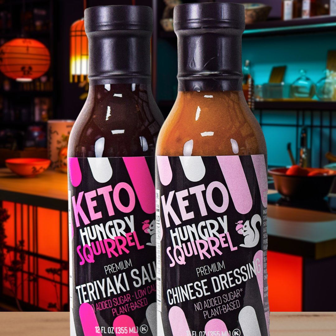 Elevate your meals with Hungry Squirrel's Keto Chinese Salad Dressing &amp; Teriyaki Sauce! 🥢🥡  More than condiments, they're flavor adventures. So go ahead - shake up that bottle, pour out some joy. 🥗🍱 🐿
 
#NoSugar #GourmetExperience #AsianFlavors #FoodieAdventure #KetoFrie ...