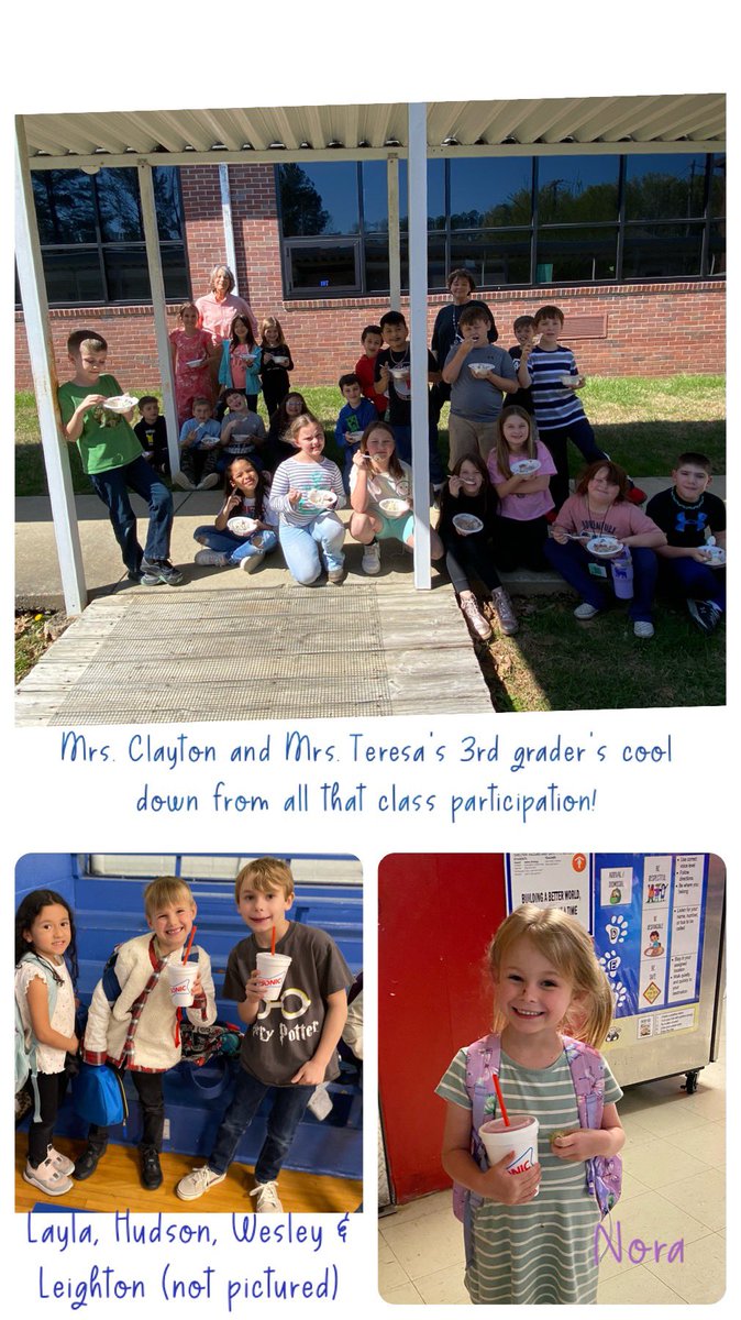 M_Wills2329's tweet photo. More Bear Walk prizes slurped up today! Keep those donations coming, Bears! 👏🐻 #classparticipation #partoftheMOVEment
#schoolspirit @DCS_TN @Desbears https://t.co/o11SWUJlhZ