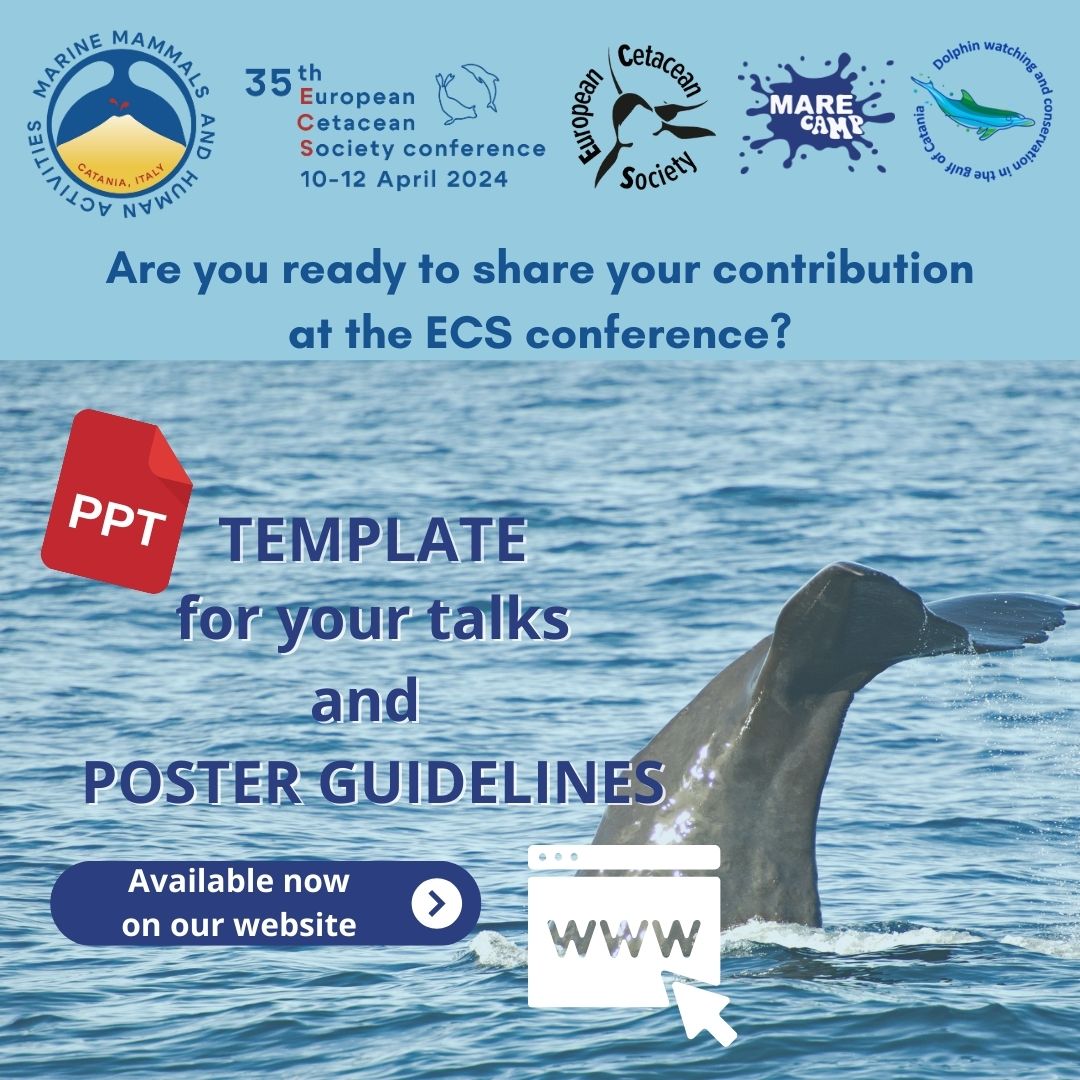 European Cetacean Society (@eurocetsoc) on Twitter photo Are you ready to share your contribution at the #35thECSconference? We have prepared poster #guidelines for authors and a PPT template to support your talk/workshop preparation. Visit our website to find all the info and to download the file!
<a href="/Marecamp_CT/">Marecamp association</a>
#ECSconference2024 Are you ready to share your contribution at the #35thECSconference? We have prepared poster #guidelines for authors and a PPT template to support your talk/workshop preparation. Visit our website to find all the info and to download the file!
<a href="/Marecamp_CT/">Marecamp association</a>
#ECSconference2024