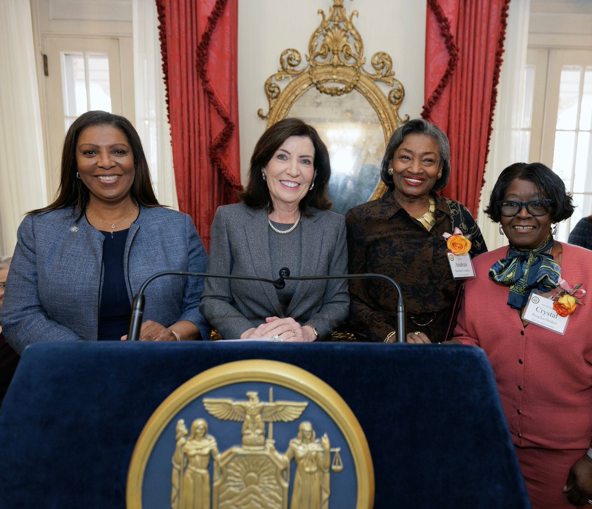 New York women lead.