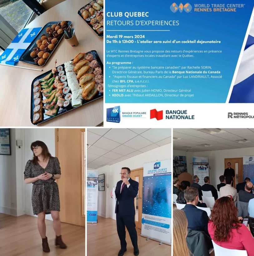 WTC Rennes Bretagne (@wtcbretagne) on Twitter photo 🇨🇦🇨🇦Merci à <a href="/rachelle_sorin/">Rachelle Sorin</a> Sorin, <a href="/banquenationale/">Banque Nationale</a> , Luc Landriault CPA, Associé BFL CPA et Thibaut Ardaillon de <a href="/groupekeolis/">Keolis Group</a> pour nous avoir expliqué clairement et simplement les systèmes bancaires et fiscaux au #Québec et au #Canada lors de l'atelier d’hier au <a href="/WTCbretagne/">WTC Rennes Bretagne</a> ! 🇨🇦🇨🇦Merci à <a href="/rachelle_sorin/">Rachelle Sorin</a> Sorin, <a href="/banquenationale/">Banque Nationale</a> , Luc Landriault CPA, Associé BFL CPA et Thibaut Ardaillon de <a href="/groupekeolis/">Keolis Group</a> pour nous avoir expliqué clairement et simplement les systèmes bancaires et fiscaux au #Québec et au #Canada lors de l'atelier d’hier au <a href="/WTCbretagne/">WTC Rennes Bretagne</a> !