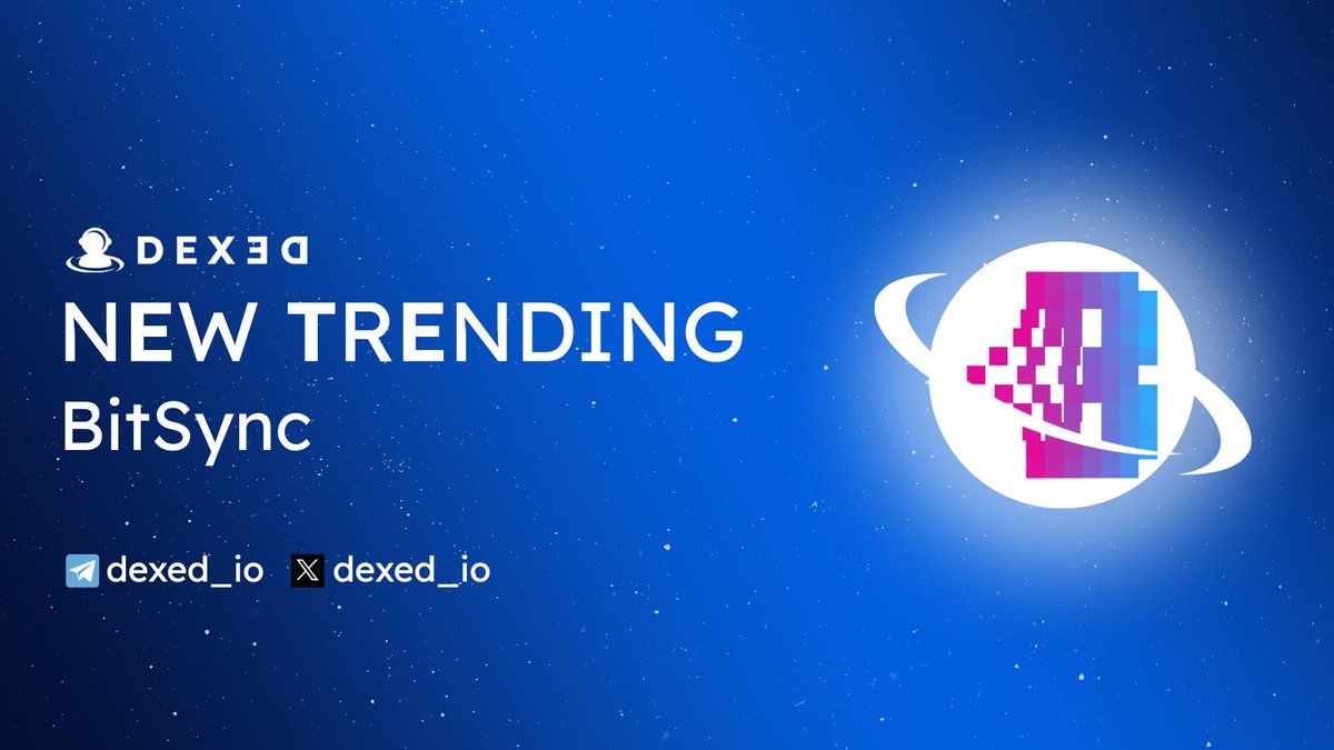 dexed_eth's tweet image. 🔥 #ETH TREND ALERT

BitSync $BSYNC - t.me/bitsync_announ… #BSYNC
📄 CA : 0xccAB5DC5Fe2E2a92D038D4A3C02aF2659Eaab1D4
📈 Chart : dexed.io/app/eth/0xccAB…

🚨 $DEXED Launching soon : dexed.io