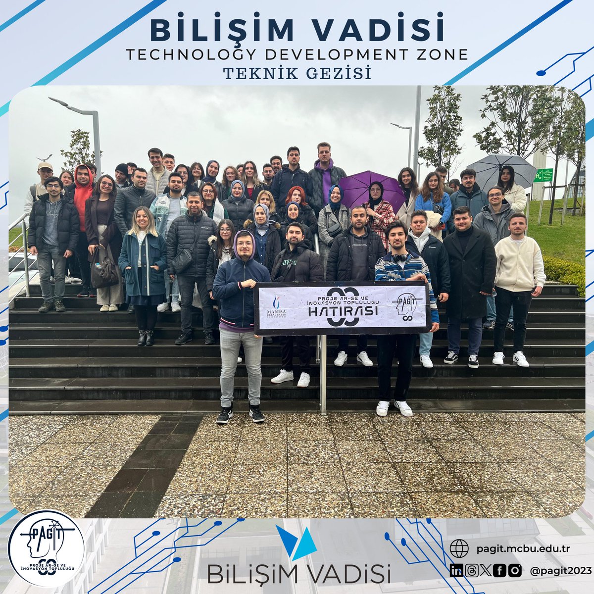 PAGİT BİLİŞİM VADİSİ' nde 🚀<a href="/bilisimvadisitr/">Bilişim Vadisi</a>
Teknik gezi programınıza katıldığınız için ve gezimizin verimli geçmesi için emek harcayan herkese teşekkür ederiz. Umarız deneyimleriniz sizin için faydalı olmuştur. Tekrardan baska bir teknik geziyi düzenlemek için sabırsızlanıyoruz!