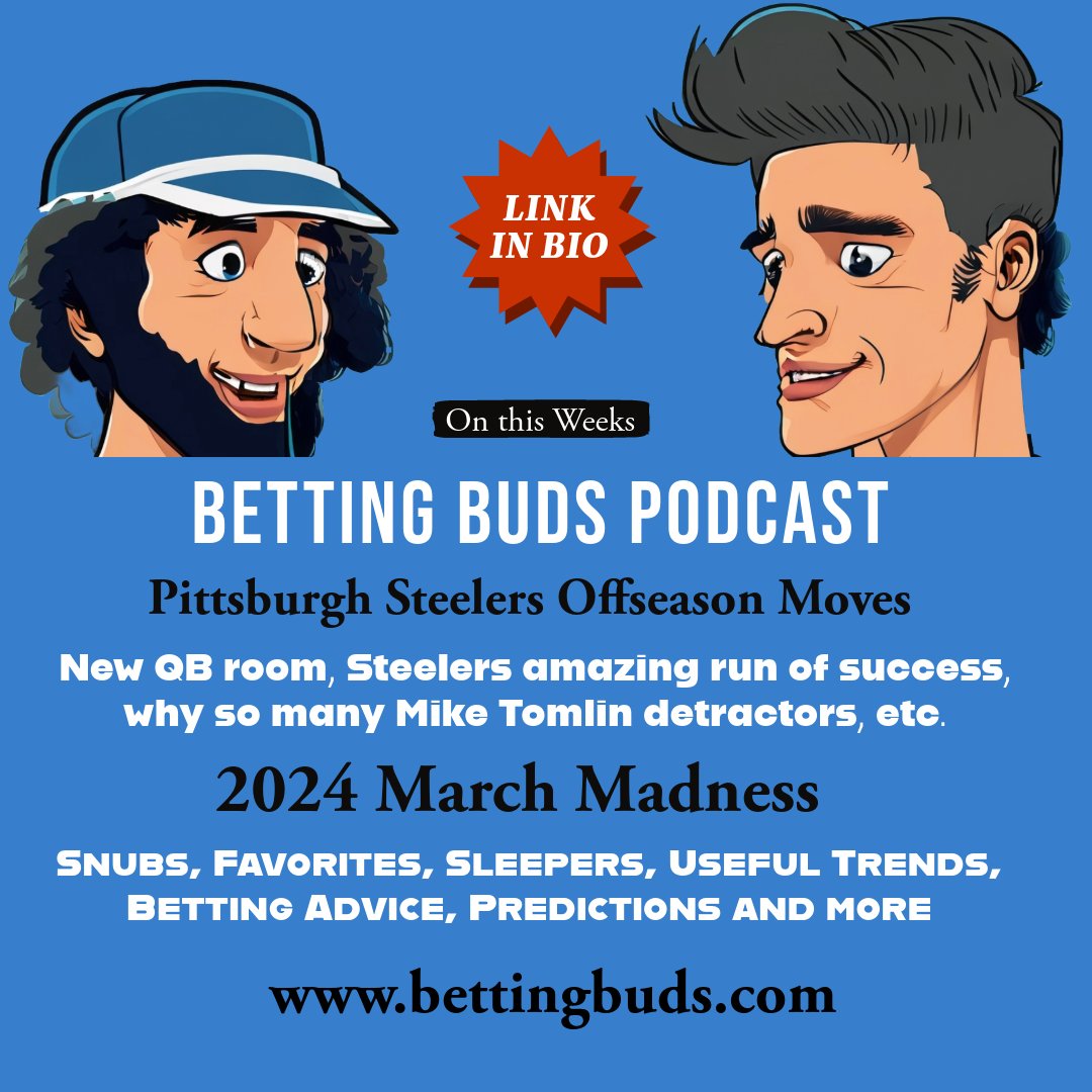 crushrushnews's tweet photo. 🚨 New Betting Buds Podcast 🎙️ with @NaessensPhil and @fudwvu 🔽🔽🔽🔽🔽🔽 #MarchMadness #GamblingCommunity 

https://t.co/UjBTRtf7Qa https://t.co/GL9LCq9Udq