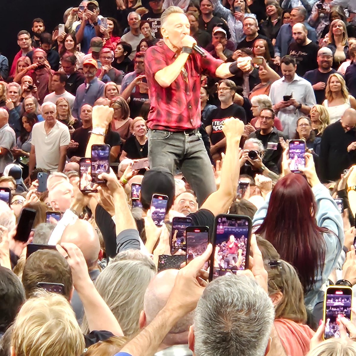 After 44 years, finally saw the Boss again. As you've probably heard, it's just an incredible show. Always liked Nils Lofgren, so it was great seeing him too.