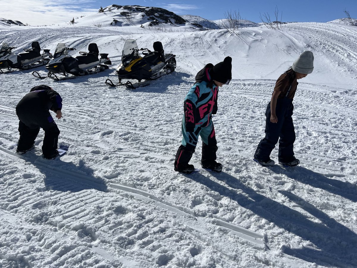 What a large Labrador day to participate in the March ⁦<a href="/ActiveSchoolsNL/">ActiveSchoolsNL</a>⁩ challenge. Grades 2&amp;3 played the snowflake game and our version of musical beanbags outside in the fresh air ⁦⁦<a href="/acms_nanuit/">ACMS Nanuit</a>⁩