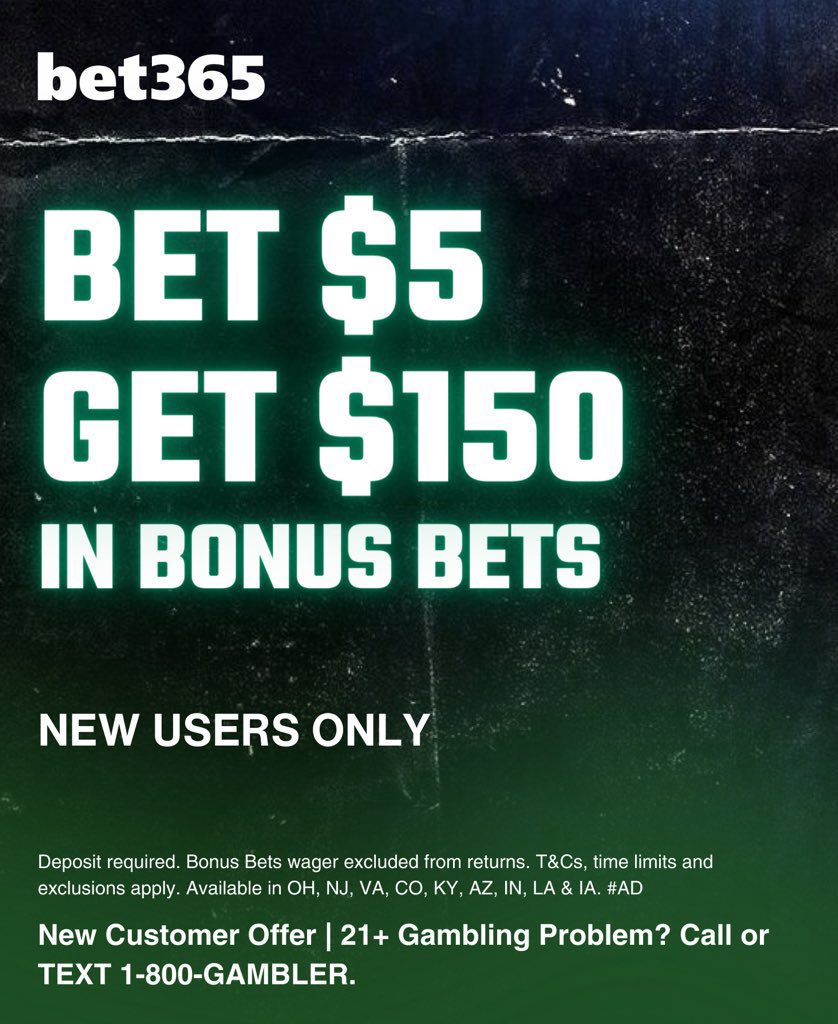 CodyBrownBets's tweet photo. 🏀 NBA Hit Rate Parlay

Bet $5 or more on this parlay and you’ll get $150 on bonus bets for March Madness.

Claim here: https://t.co/QSb4HmXeI1

It takes two minutes to join bet365 using the link above and the offer is automatically applied.

21+, gamble responsibly. https://t.co/ymBUq1YPIf