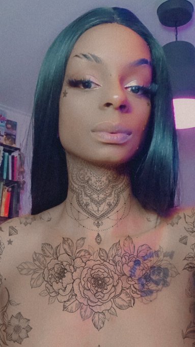 I really need to get my tattoo game up. I wanna look like this 5 years from now.   Findomnl ebony goddess