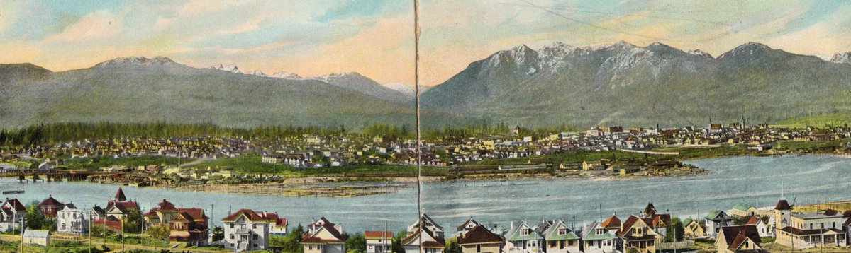 Edward Bros. panoramic c.1908 view of Vancouver.  On the right-hand side is Yaletown.  Those who know where to look, should see the Roundhouse.  

Announcement: The Vancouver Postcard Club will be meeting at the Roundhouse Community Centre (Boardroom) on Sunday April 7 at 1:30PM
