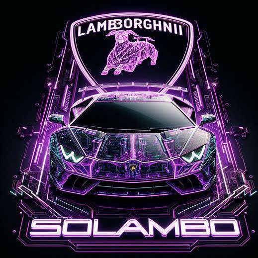 SOLamboNakamoyo's tweet photo. A new legend is born with $Solambo Nakamoyo, symbolizing wealth and combining elements like solana speed, Lambos luxury, and Llamas resilience. Join the adventure❕✨💎🙌 https://t.co/ZpBCclVyUG