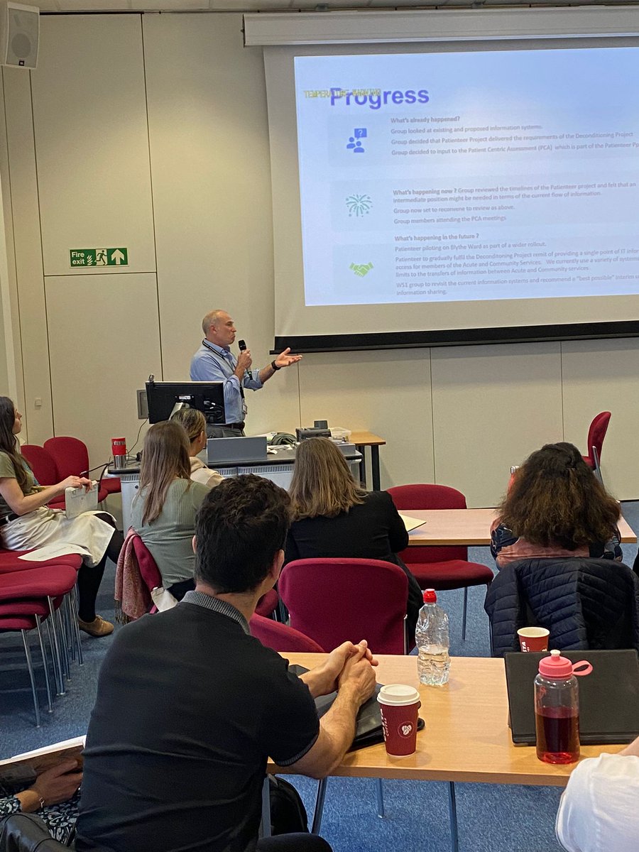 livfrim's tweet photo. Inspiring deconditioning workshop this week at @khft with @HRCH_NHS and @_yourhealthcare reflecting on all we have achieved in the past year to prevent deconditioning and redefining our goals for the year ahead. #pjparalysis #eatdrinkdressmove @CHopperAHP @KHFTQI @emmastinton https://t.co/f0BN1n4YIx