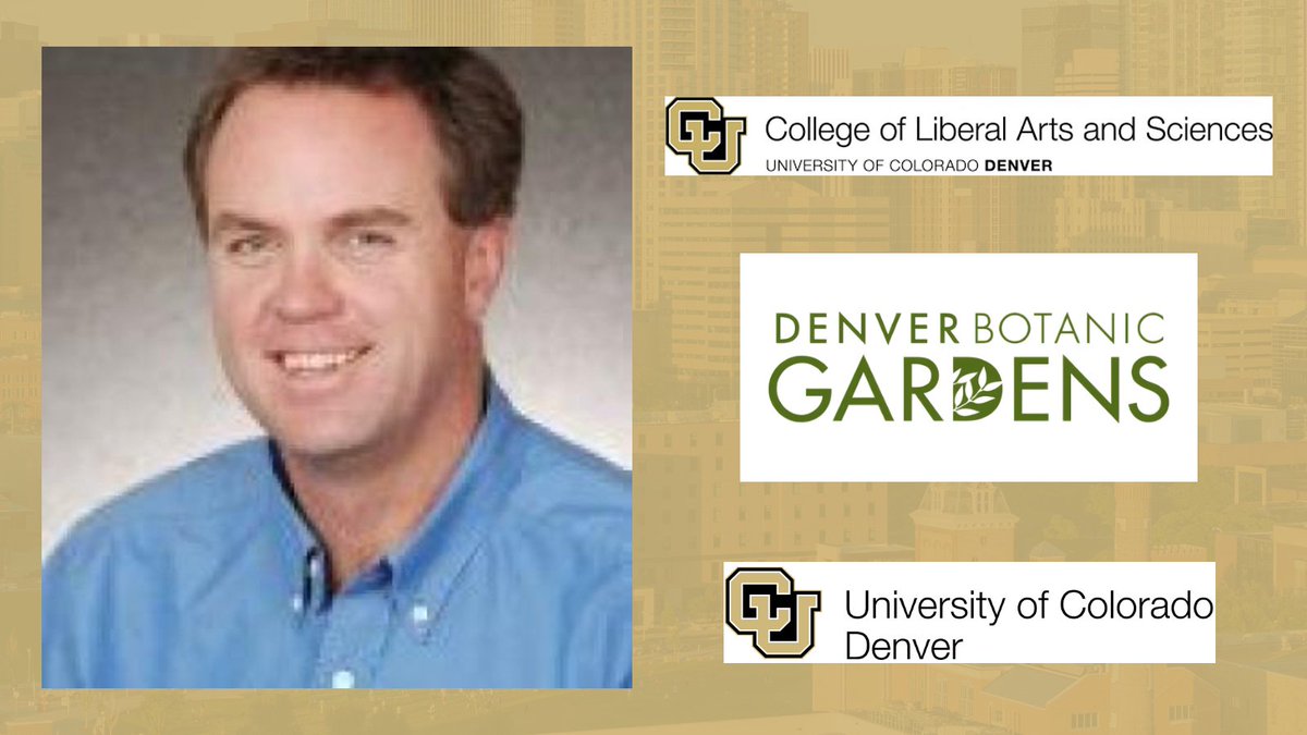 Dr. Michael Wunder, Associate Professor in the Department of Integrative Biology, is funded by the @DenverBotanic Gardens to support the research of four graduate students. @CUDenverCLAS #ElevateResearch