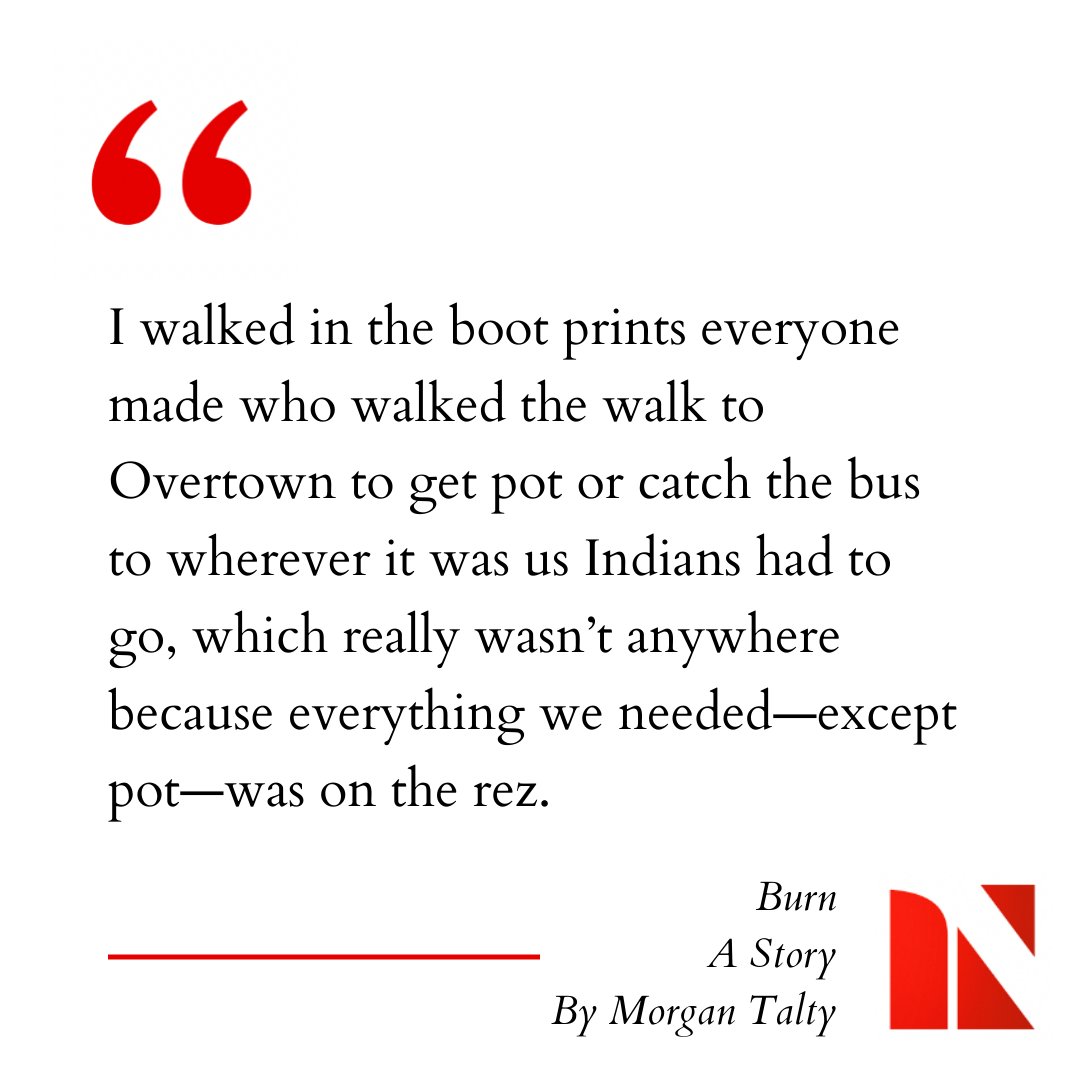 NarrativeMag's tweet image. Happy birthday to one of our 2021 Narrative Prize winners, Morgan Talty!

Click here to read Talty’s short story “Burn”: narrativemagazine.com/issues/stories…

#NarrativeMagazine #nativeauthors #nativewriting #reservationstories @Morgan_J_Talty