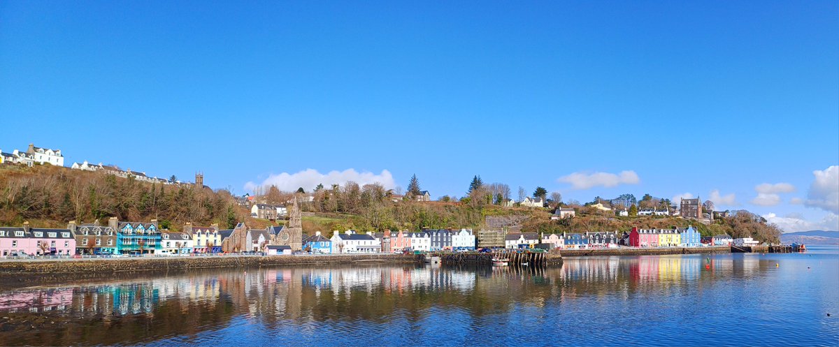 Almost felt like Spring had finally arrived in Tobermory today! #Mull #Argyll #Scotland