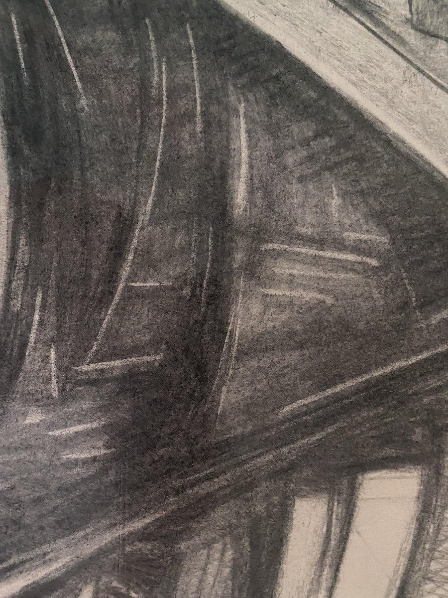 Night night🦉
Portal. In detail.
#charcoal #drawing 

#ArtistOnTwitter #art