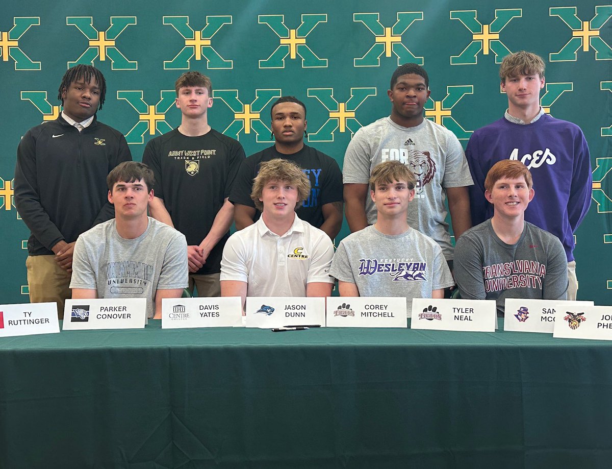 This afternoon, nine senior student-athletes celebrated signing with their respective colleges & universities!
