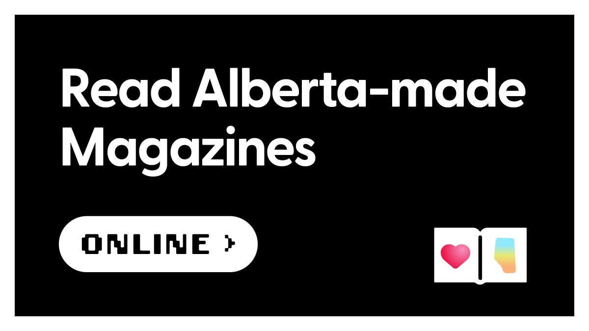 Read locally made magazines! Thanks to support from @youralberta, you can now read +50 diverse, Alberta-based magazines with your library card.⁠
⁠
Find your local library and start reading today! 
albertamagazines.com/emagazine-acce…
⁠
#ReadAlberta #AlbertaMagazines #AlbertaLibraries