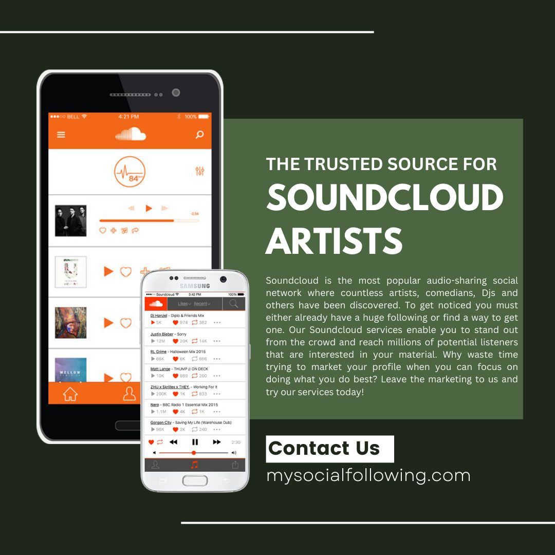 MySocialFollow's tweet photo. Our Soundcloud services enable you to stand out from the crowd and reach millions of potential listeners interested in your material.
Learn more: https://t.co/0mdAIXvOkS
#Soundcloud #Soundcloudmarketing #organicreach #socialmediamarketing https://t.co/OCf8NFiSBa