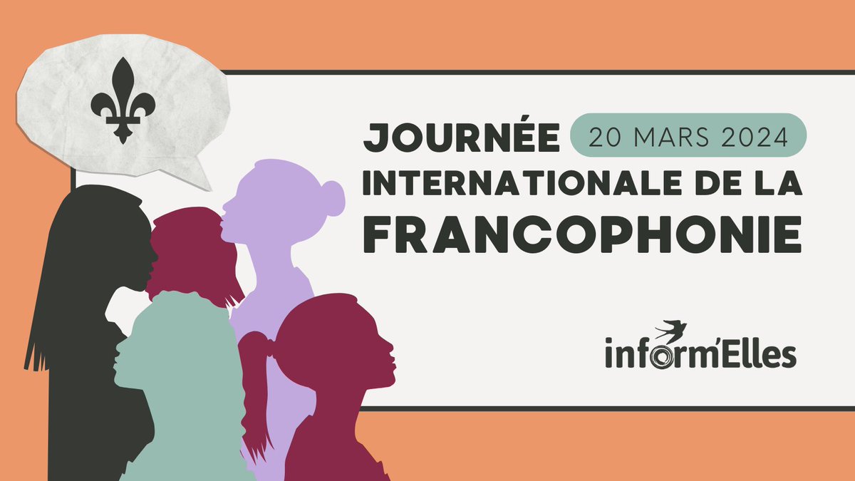 C'est la Journée internationale de la francophonie ⚜️

Saviez-vous qu'Inform'Elles est le seul organisme offrant des services de soutien aux femmes francophones à l'Ouest du Manitoba? 🧡

#JournéeInternationaleDeLaFrancophonie #InternationalFrancophonieDay #FemmesFrancophones