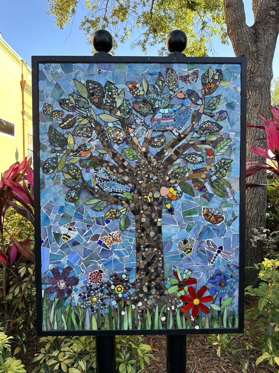 Beautiful mosaic art in central historic Sanford…