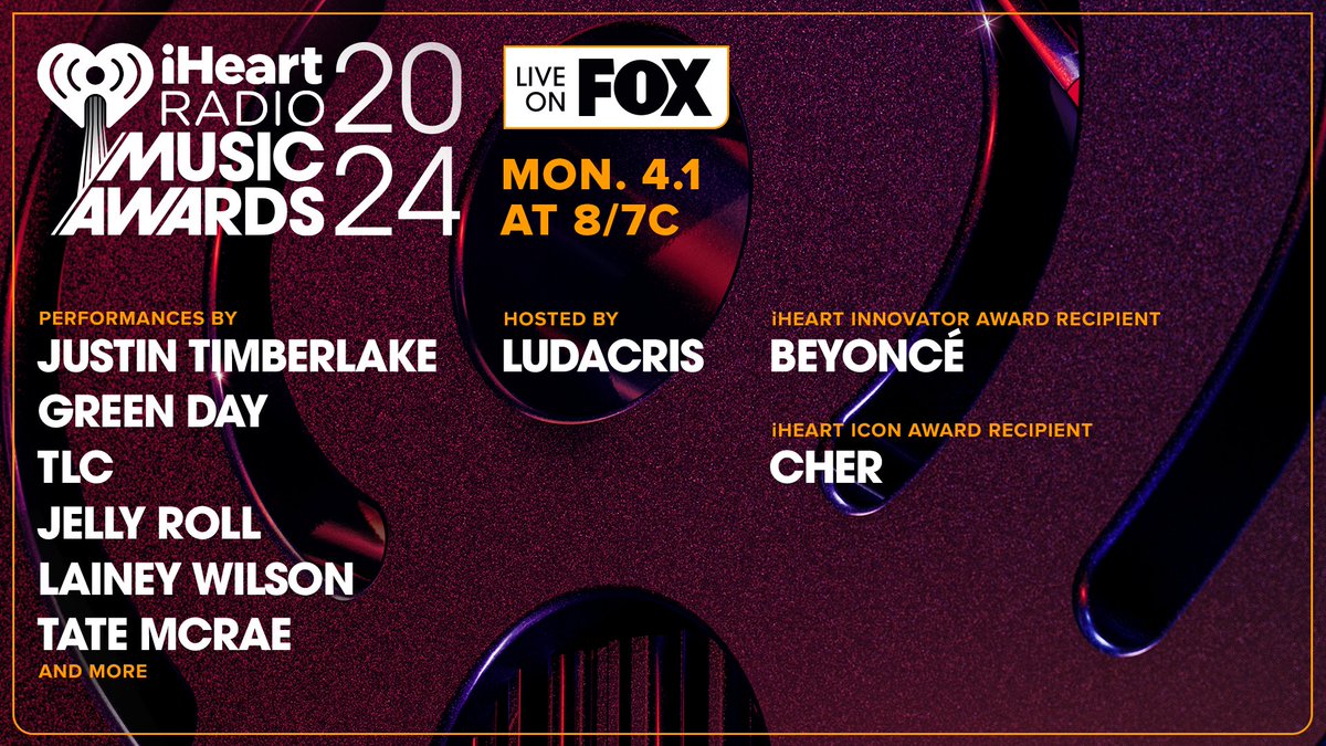 Our #iHeartAwards lineup just got even hotter 👀🔥 Make sure you watch LIVE on @FoxTV on Monday April 1st at 8/7c 🏆