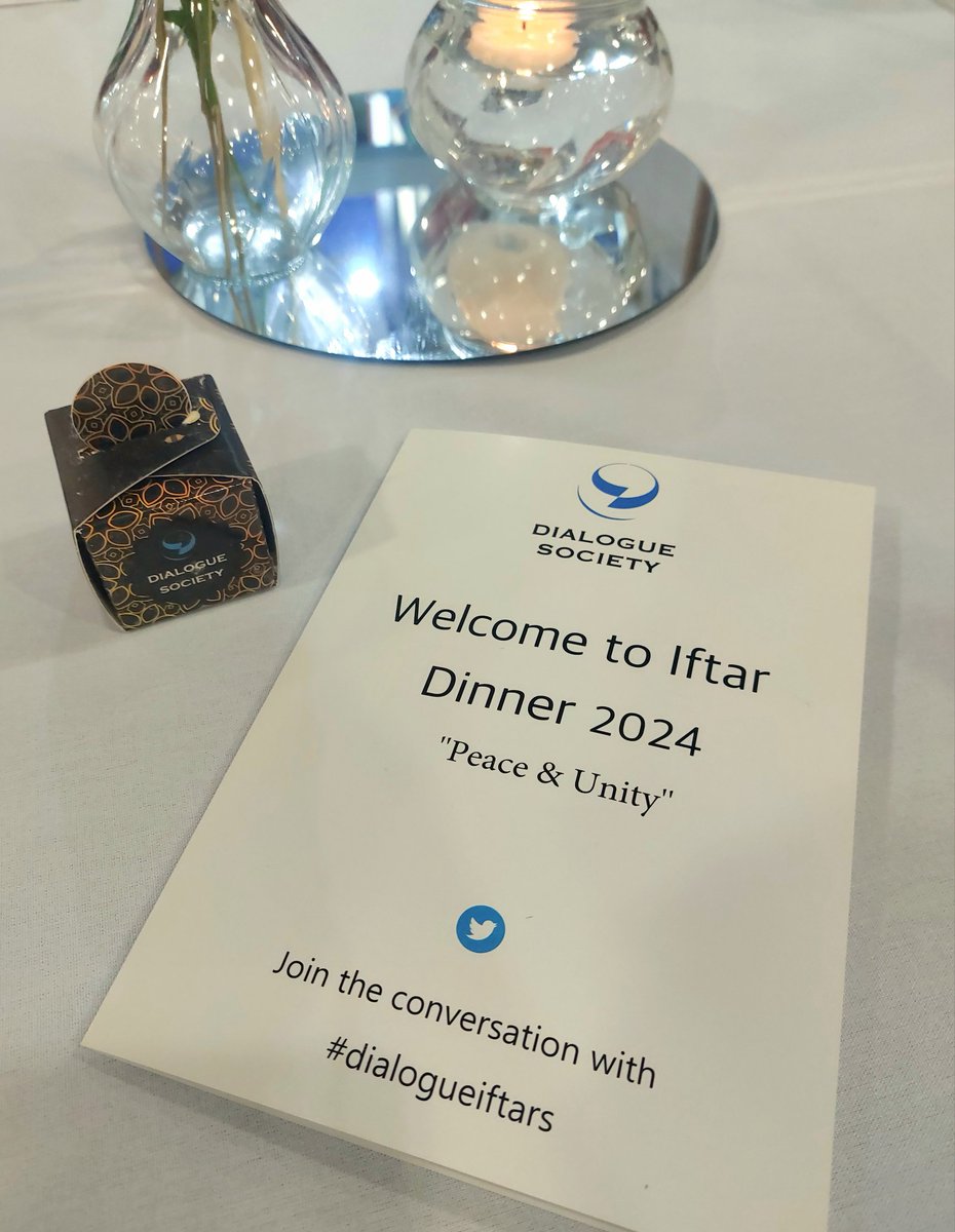 Wonderful evening at the @DialogueSociety Iftar Dinner 2024, held at The Oxford Academy. The theme of 'Peace & Unity' was spread by the fantastic speakers who represented a range of faiths, ages, and professions, but who shared the same message. #dialogueiftars #peaceandunity