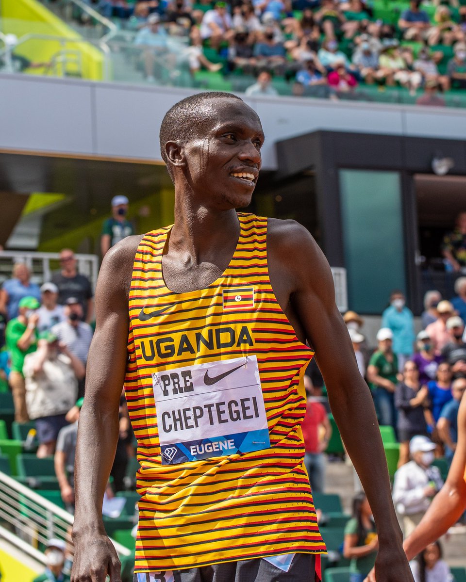 World record holder @joshuacheptege1 won the men’s 2 Mile in 8:09.55 at the 2021 Pre Classic – just one month after winning 🥇and 🥈 at the Tokyo Olympic Games. See you at Hayward Field on May 25 for more celebratory moments like this 💎 📸@RunJWill #DiamondLeague #EugeneDL