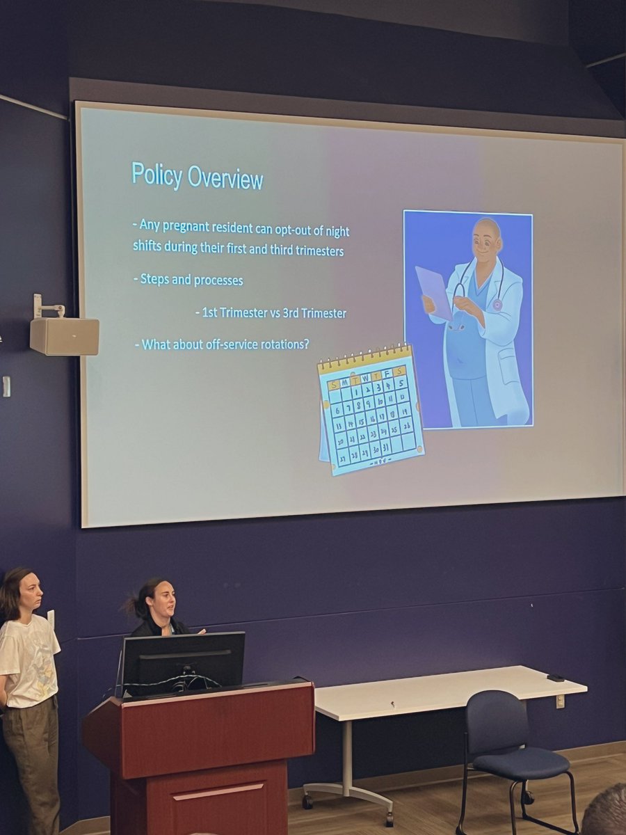 Drs Cotrino & Constantine present their innovative policy to help protect our pregnant residents! #ThisIsDenverEM