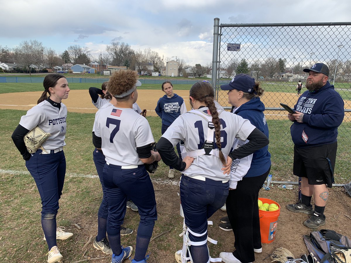 Trojan proud PHS softball looks strong in all aspects of the game. Hard work pays off with a victory.@PSDRODRIGUEZ @LauraLyJohnson @PottstownTrojan @pottstownhs @ByDeborahAnn @BSNSPORTS_PHL