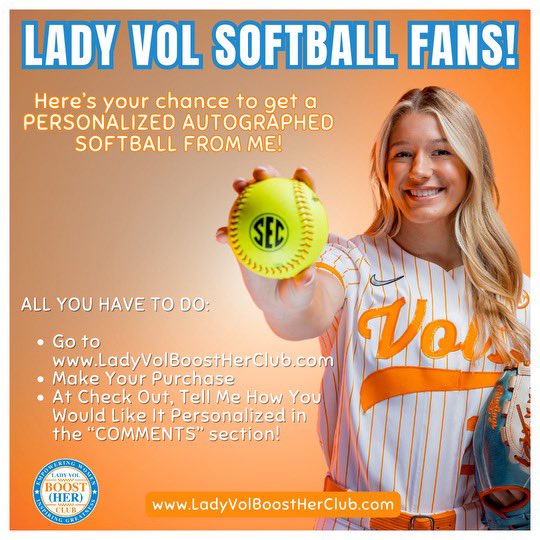 Go check out the @ladyvolbhc !!! And get a personalized ball from yours truly! 🩵✨
