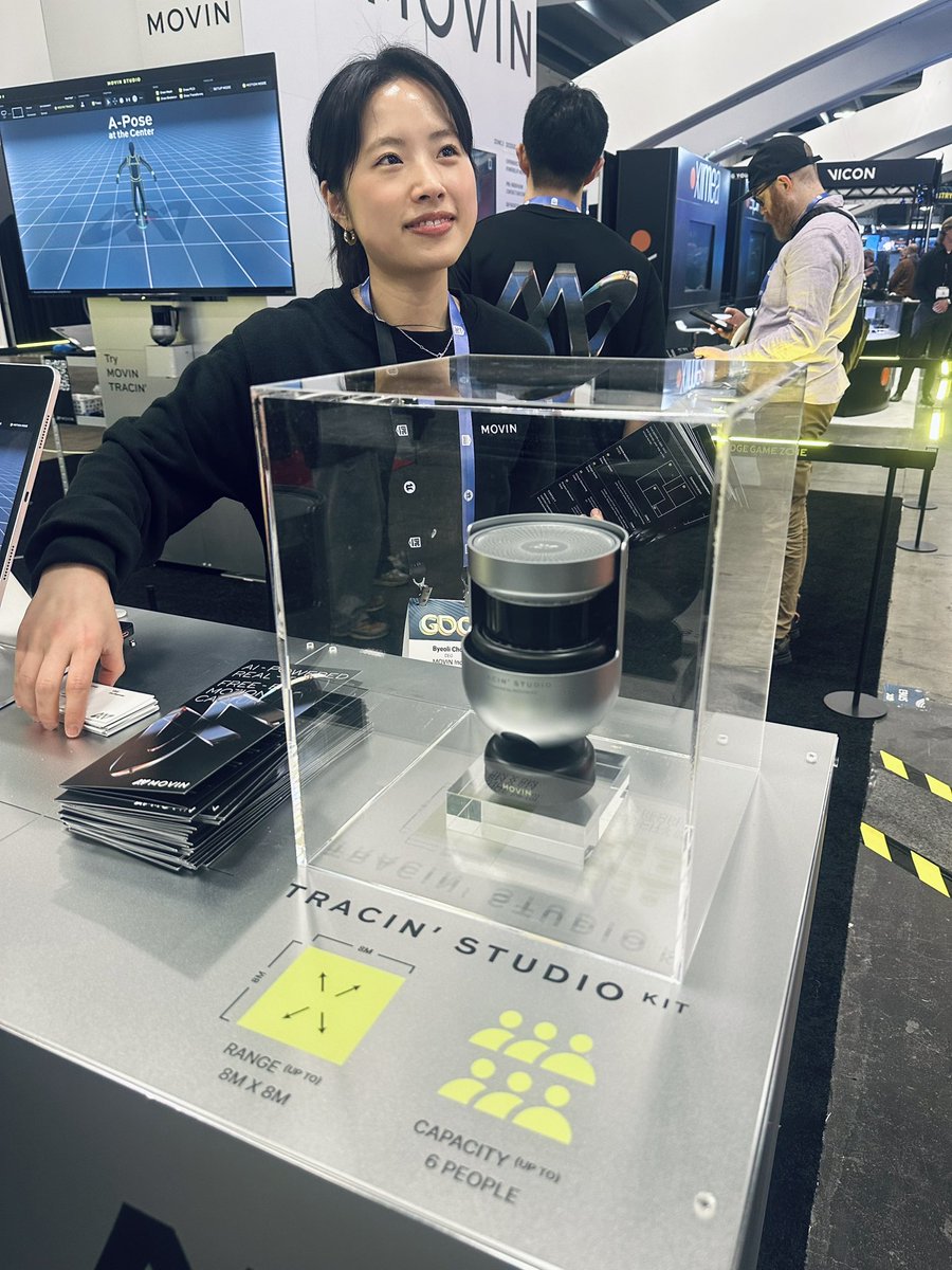 i love meeting women engineers. choi byeoli is the ceo of movin3d.com. movin is an ai-powered free-body motion capture company. essentially kinect on steroids. 

this was done out of phd research at kaist.