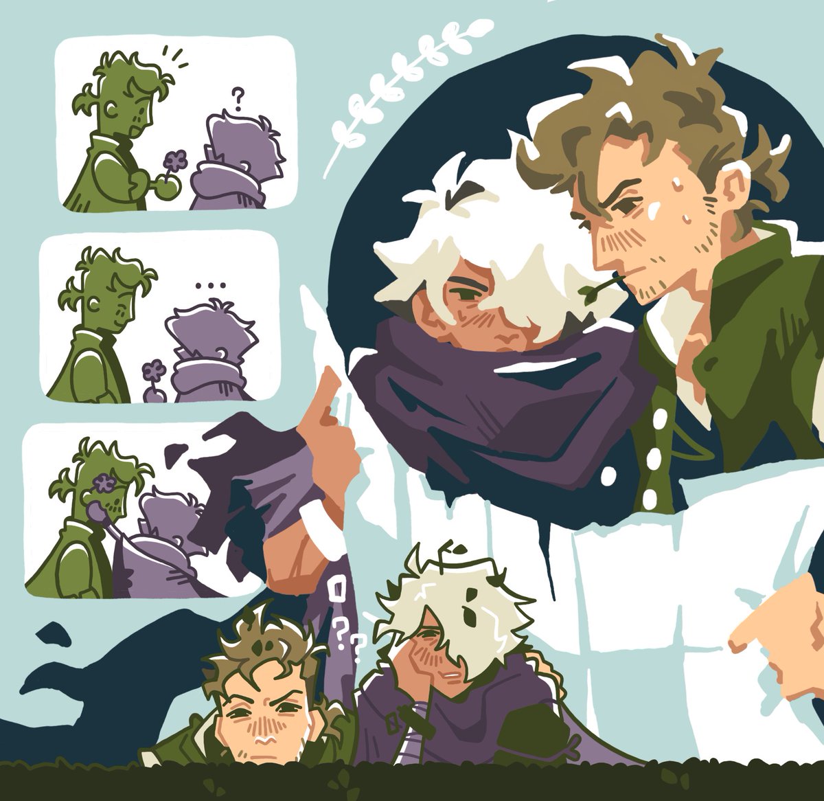_gelljc_'s tweet photo. sorry all i draw is them #octopath #alfion https://t.co/WONAksGtK1