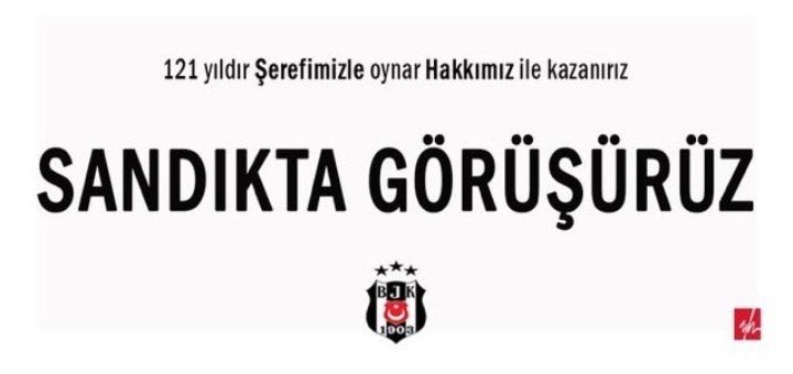 #BeşiktaşlıdanOyMoyYok