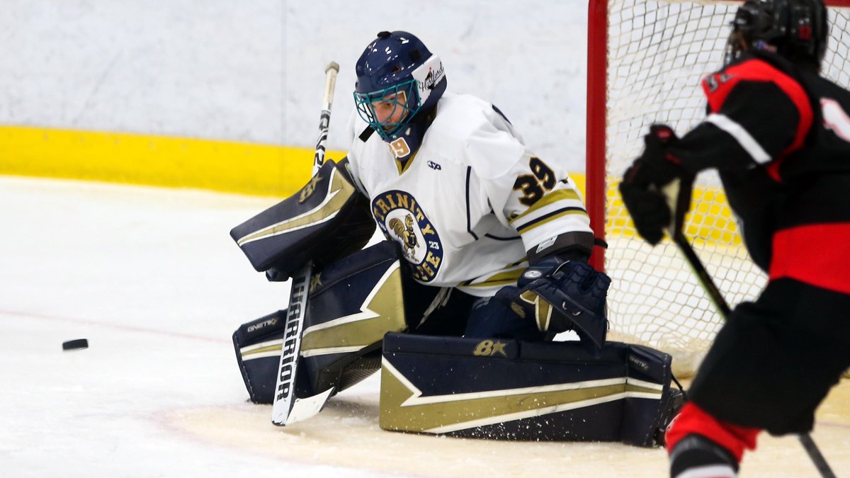 Trinity goaltender Bobak named winner of 2024 Joe Concannon Award as best American-born college hockey player in New England at Division-II/III level - uscho.com/2024/03/20/tri…