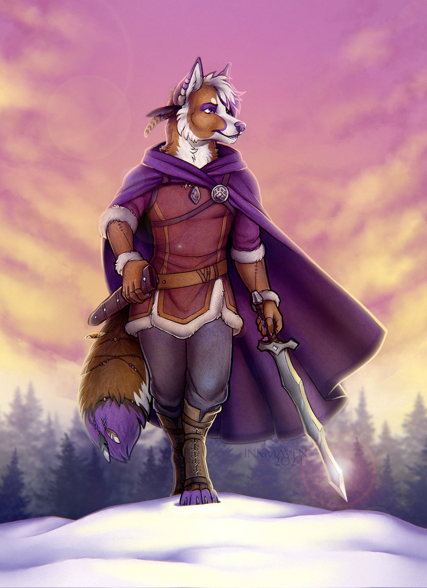 "The journey to understanding ourselves is long and cold, but in the end we will feel only the warmth and joys of our discoveries"

🎨: <a href="/inkmavenart/">Ink (Account Archived)</a>