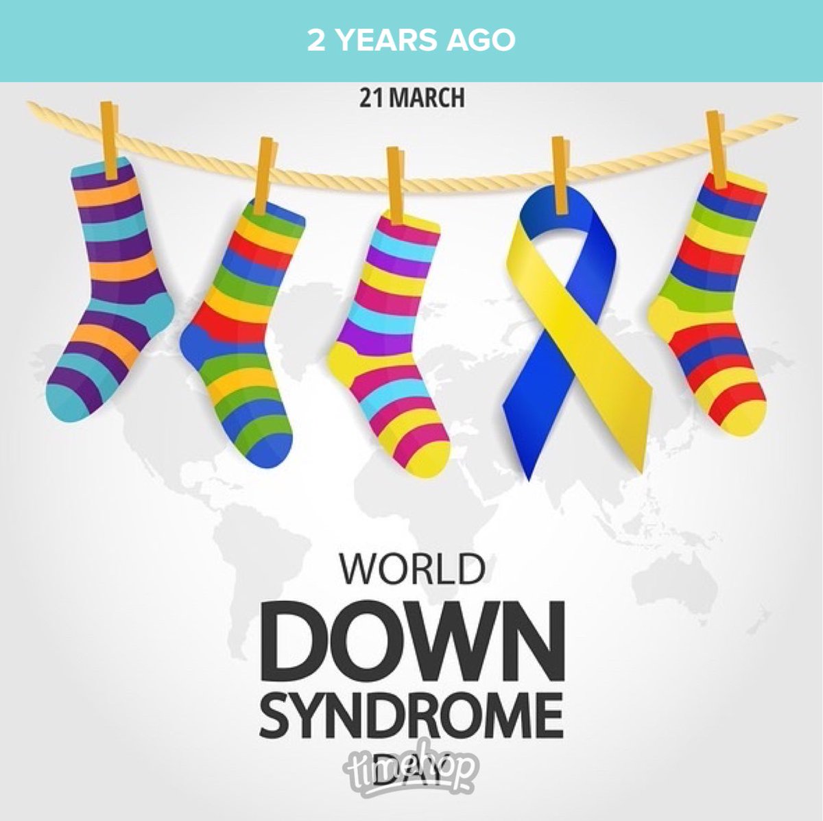 don’t forget your odd socks tomorrow x #DownSyndromeAwareness♥️