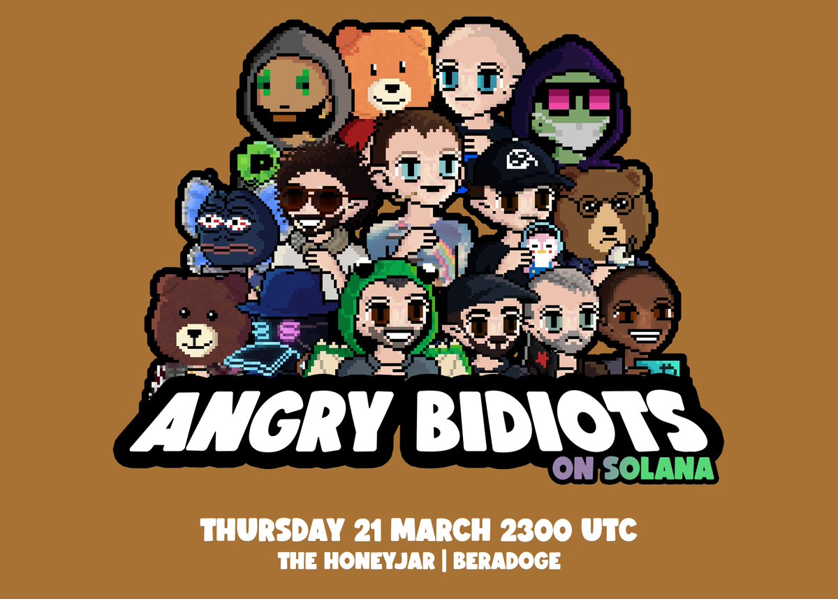 Henlo, you Angry Bidiots, and Ooga Booga! It's time to get even more angry as the Angry Bidiots by @beradoge mint is going live THOOON! But what is Beradoge? Beradoge is one of the early mover memecoins of the upcoming Berachain ecosystem. Sometimes and NFT is not just an NFT.…